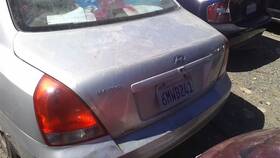 170-60558b Hyundai Trunk/hatch/tailgate Sedan Without Spoiler Fits 01-03 Elantra 26294386