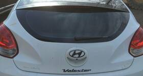 737002v014 Hyundai 12-17 Veloster Trunk Deck-lid Hatch Assembly With Camera White Pgu Oem