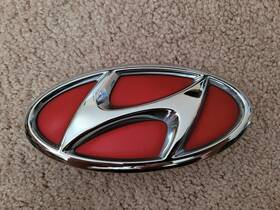 81260-l0000y2e Hyundai 20 21 22 Sonata Rear Trunk Lid Emblem Red Oem