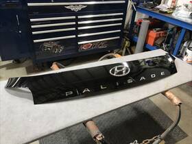87310-s8010 Hyundai Rear Center Liftgate Finish Panel With Camera Fits-2020-22 Palisade Black