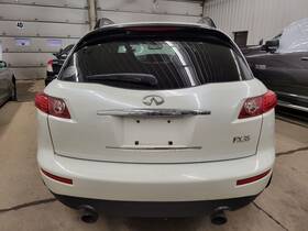 26545cg000 Infiniti 06-07 Fx35 Rear Trunk Decklid Lift Gate White Pearl Paint Qx1