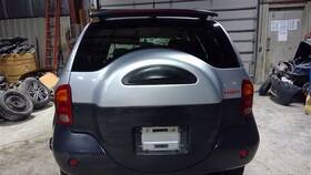 140-58456 Isuzu 1999 Vehicross Trunk Lid Liftgate With Black Cladding Silver 56906