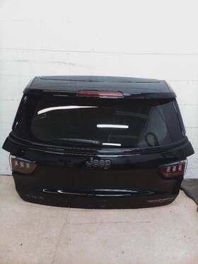 140.ch9524 Jeep Compass Tailgate Liftgate Hatch Door Gate With Lamps Pxj Black 2018 19 20-2024
