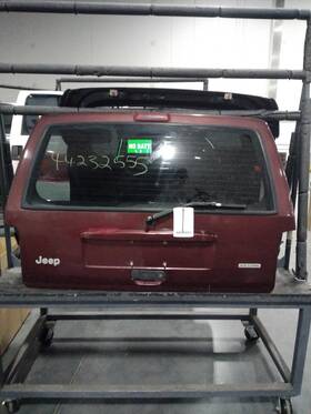 Jeep 55174895ad 2000 Cherokee Oem Maroon Deck Lid Trunk Used - Faded Paint 139k Miles