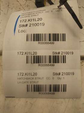 172.ki1l20 Kia 2020 Telluride 3.8l Rear Left Trunk Gate Strut