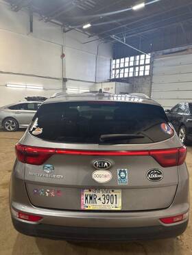 706833 Kia Used Deck Lid Fits 2017 Sportage Manual Liftgate Grade B