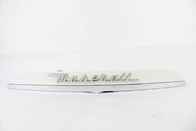 670017261 Maserati 14-17 Ghibli Rear Trunk Lid Parking Camera Molding Trim Panel