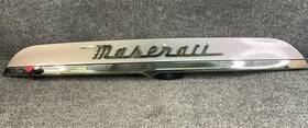 670134461 Maserati 2014-2020 Ghibli Trunk Lid Handle License Plate Light Molding With Camera