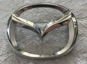 Lc62-51 Mazda Rear Emblem Trunk Lid Badge Chrome Mascot Oem 730