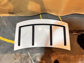 Nay1-52-610b Mazda 1993 Miata Oem Trunk Lid With Rare Luggage Rack White Nay1-52-610b Mazda 1993 Miata Oem Trunk Lid With Rare Luggage Rack White