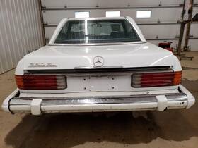1077501875 Mercedes-benz 81-85 380sl Rear Trunk Decklid Lift Gate Classic White Db737