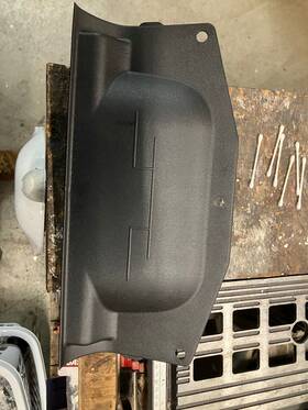 1706940125 Mercedes-benz 97-04 R170 Slk230 Slk320 Trunk Lid Access Cover Panel Oem