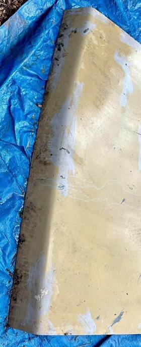 A1077502275 Mercedes-benz R107 Steel Trunk Lid Tan A 107 750 22 75