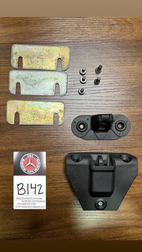 A1137500285 Mercedes-benz 72-89 Upper Latch Lower Lock 3 Shims Hardware 113 750 02 85 B142