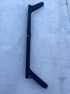 A1406945225 Mercedes-benz 1998 S320 W140 Rear Trunk Sill Lock Latch Cover Plastic Trim Oem