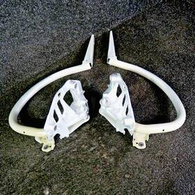 A2057501528 Mercedes-benz C Class Coupe Trunk Lid Hinges Set Left And Right 17 23 Oem