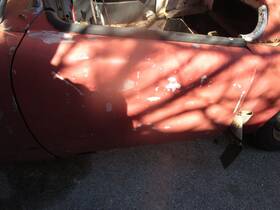 457-600 Mg Mga Roadster Drivers Door Assembly 1956-1962