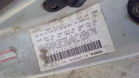 170-58974a Mitsubishi Trunk/hatch/tailgate Coupe With Antenna In Glass Fits 00-05 Eclipse 244831