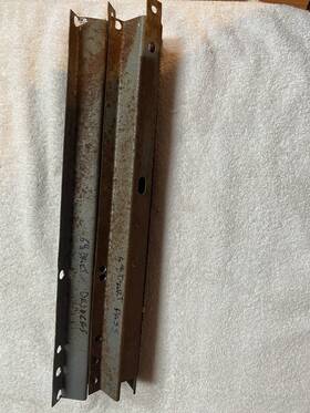 Mopar 24-da-68 1968 Dodge Dart Both Trunk Speaker Tray Braces Ship Free
