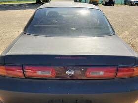 170-58467b Nissan 1995 1996 1997 1998 240zx S14 Oem Black Trunk Lid With Hinges