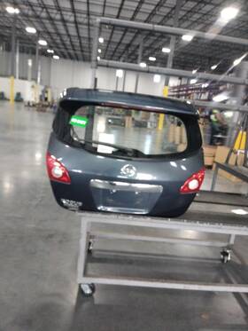 77542 Nissan Used Deck Lid Fits 2014 Rogue With Spoiler Without Privacy Tint Glass Grade A