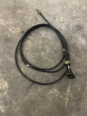 Fb6752710a Oem 1986-1991 Mazda Rx7 Fc Hoodlatch Release Cable Rx-7 Fb6752710a Oem 1986-1991 Mazda Rx7 Fc Hoodlatch Release Cable Rx-7