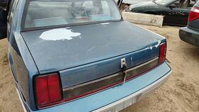 20715542 Oldsmobile 1985-1991 Olds Cutlass Calais Trunk Lid Oem Blue 2 Door