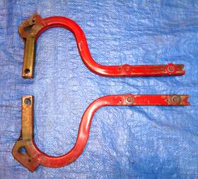 2842708 Orig Mopar From 1968 Dodge Charger Lists For 1968-70 Chargers #2842708 Deck Lid Trunk Hinges With Bolts And Retainers 1pr Vgc