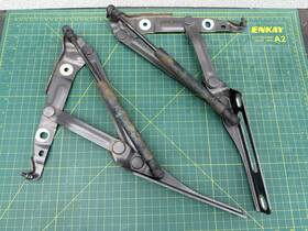 Pontiac 92121947 2008-09 G8 Trunk Deck Lid Hinge Set L&r Hinges - Gray 92121948/92121947
