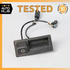 7p5827566c Porsche 11-14 Cayenne 958 Turbo Trunk Tailgate Release Open Handle With Camera Oem