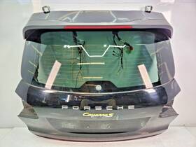 827025 Porsche 958 15-18 Oem Cayenne Rear Trunk Lid Hatch Liftgate Black With Glass
