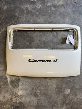 Porsche 96451201001 911 964 1989-1994 Oem Rear Deck Lid Decklid White Damage Shown