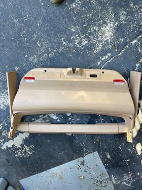 97055524102 Porsche 2010-2016 Panamera Trunk Lid Interior Panel Trim Cover Oem Tan Complete