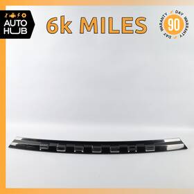 971827044b Porsche 17-20 Panamera 971 4s Rear Trunk Lid Trim Center Molding Black Oem 6k