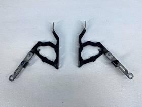 99751215101 Porsche 05-12 911 997 Deck Lid Spoiler Trunk Hinge Pair Set Black 041 Rear Oem 99751215101 Porsche 05-12 911 997 Deck Lid Spoiler Trunk Hinge Pair Set Black 041 Rear Oem
