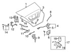 84490cw50b Q45 Infiniti Genuine Pull-down Motor