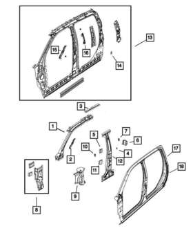 68066892af Ram Oe For 2500 2011-2022 Right Inner Uniside