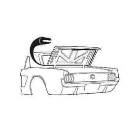 C0mb-6443720-c Scott Drake 1965-1970 Coupe And Convertible Trunk Weatherstripping