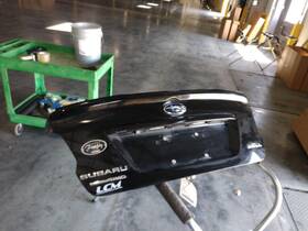 57509fg0509p Subaru Used Deck Lid Fits 2015 Wrx With Spoiler Flush Mount Grade A