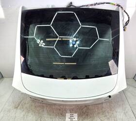 1009710-00-g Tesla 16-20 Oem Model X Rear Tailgate Trunk Lid Assembly White Pbcw With Glass 1009710-00-g Tesla 16-20 Oem Model X Rear Tailgate Trunk Lid Assembly White Pbcw With Glass