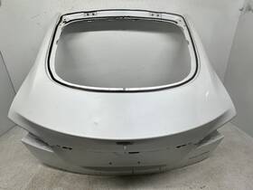 1047907-00-c Tesla 2016-2020 Model S Trunk Lid Liftgate Tailgate Oem Aluminum White