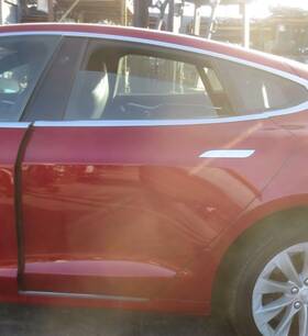 130.ts1s17 Tesla Driver Rear Side Door Fits 17-20 S 159266