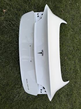 Ltsvl00.0l23 Tesla 2017- 2020 Model 3 Trunk Lid Oem Ltsvl00.0l23 Tesla 2017- 2020 Model 3 Trunk Lid Oem