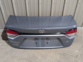 Toyota 64401-02j00 20-23 Corolla Oem Complete Trunk Deck Lid Light Celestite Gray Metallic