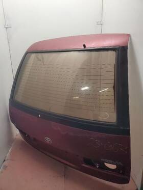 67005-2j261 Toyota Previa Iq Deck Lid Tailgate 1991-1997 Red 3j7 Nice