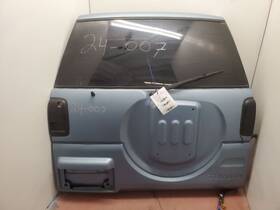 67005-42022 Toyota Rav 4 Rear Back Door Complete 1996-2000 Blue Repaint Nice