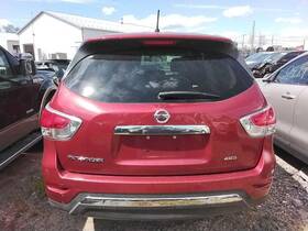 527346 United Recyclers Group Used Deck Lid Fits 2014 Nissan Pathfinder Manual Lift Without Rear View Camera Grad