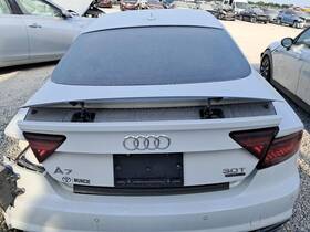 76806 United Recyclers Group Used Deck Lid Fits 2016 Audi A7 Spoiler With Camera Front And Rear View Opt
