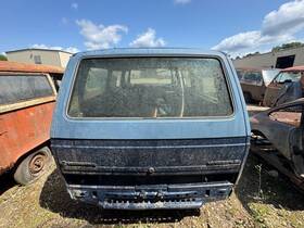 Volkswagen 170-58553c 1980 1992 Vanagon Van Oem Rear Hatch With Glass Blue