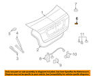 W712985s300 Ford Oem Trunk Lid-bumper